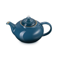 1.3 L - Le Creuset Classic Teiera In Gres Vetrificato Con Infusore Metallico