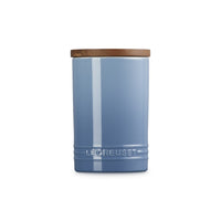 77 cl - Le Creuset Evolution Barattolo In Gres Vetrificato Con Coperchio In Legno
