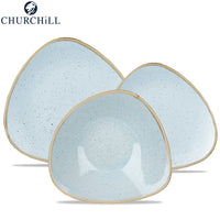 Churchill Stonecast Servizio Piatti Triangolare In Porcellana Vetrificata Set 12 Pz