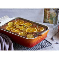 26x17 cm - Le Creuset Tradition Pirofila Rettangolare In Gres Vetrificato