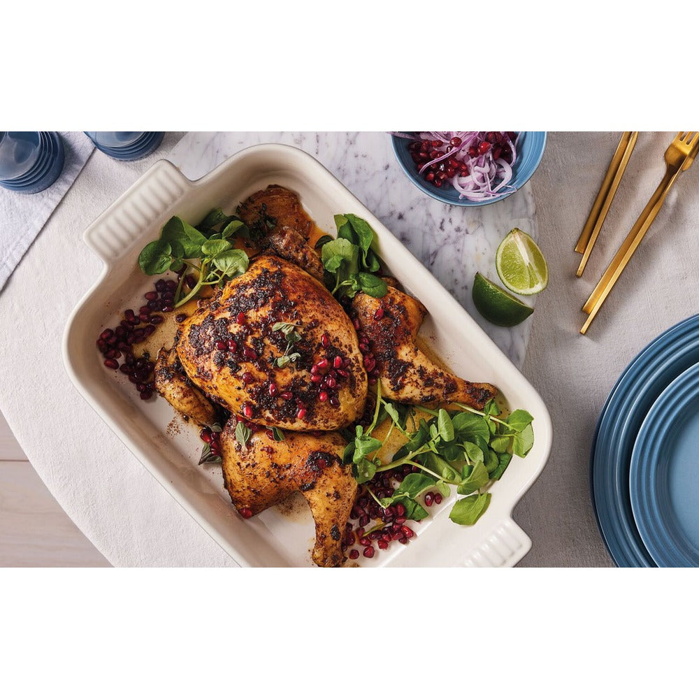 26x17 cm - Le Creuset Tradition Pirofila Rettangolare In Gres Vetrificato