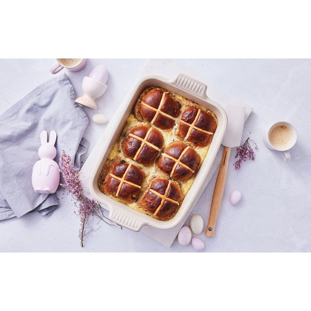 32x24 cm - Le Creuset Tradition Pirofila Rettangolare In Gres Vetrificato