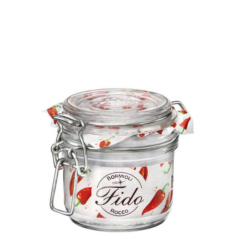 20 Cl Bormioli Rocco Fido Vasetto Ermetico Cilindrico In Vetro