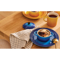 10 cm - Mini Cocotte Runde Auflaufform aus glasiertem Steinzeug