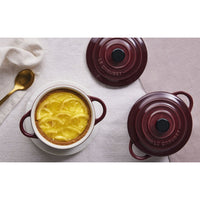 10 cm - Mini Cocotte Runde Auflaufform aus glasiertem Steinzeug