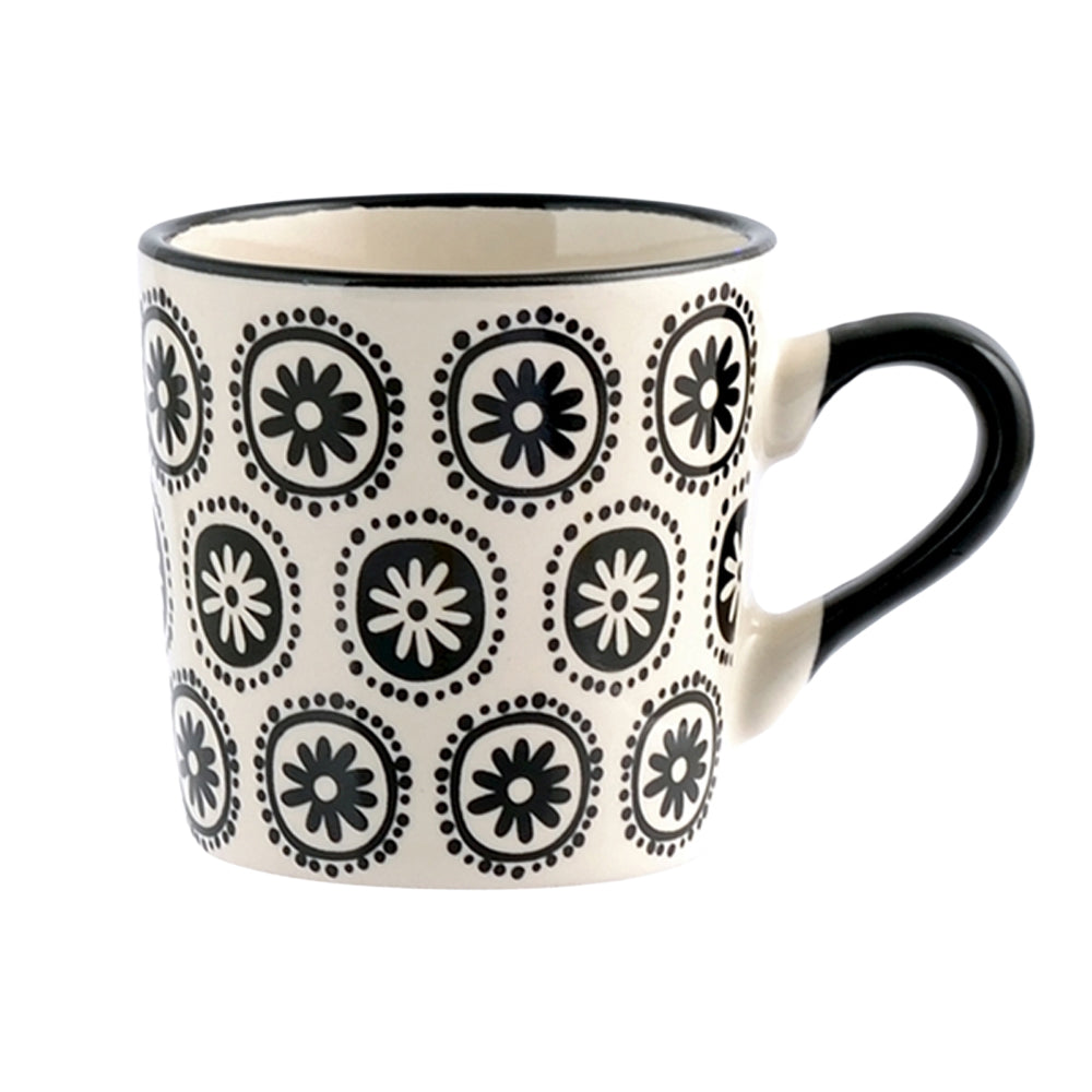 8.5 cl - H&H Vhera Tazzina Caffé Colori Assortiti In Stoneware Set 6 Pz