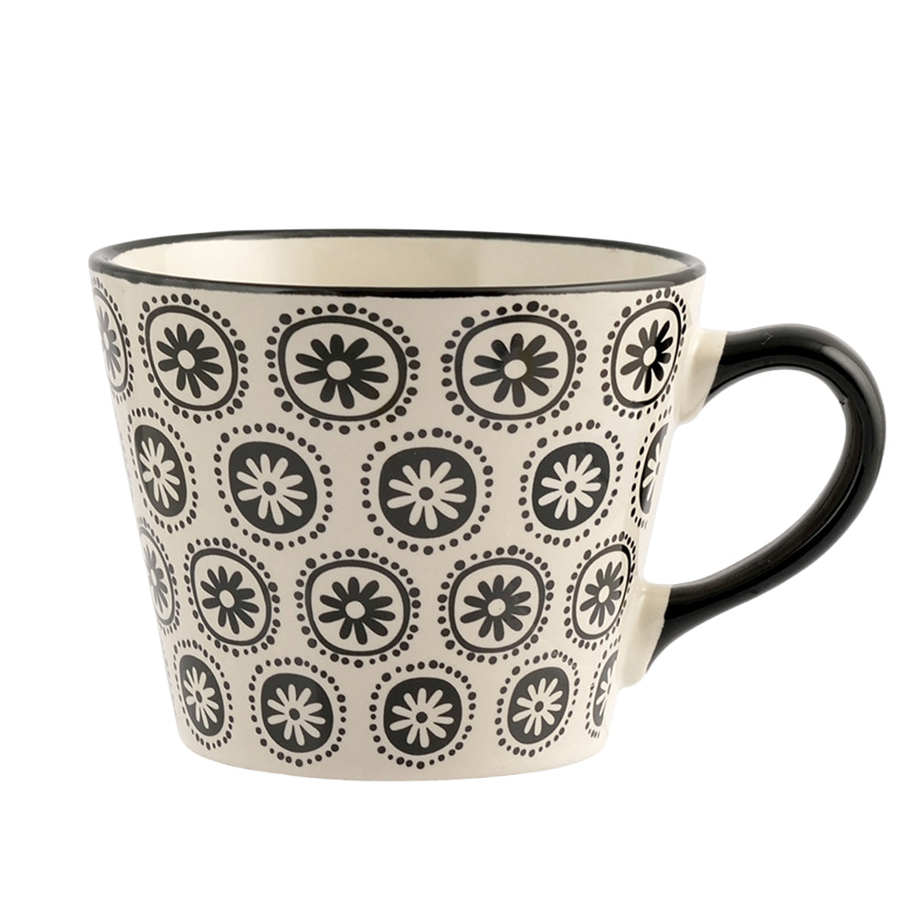 34 cl - H&H Vhera Tazza Cappuccino Colori Assortiti In Stoneware Set 6 Pz