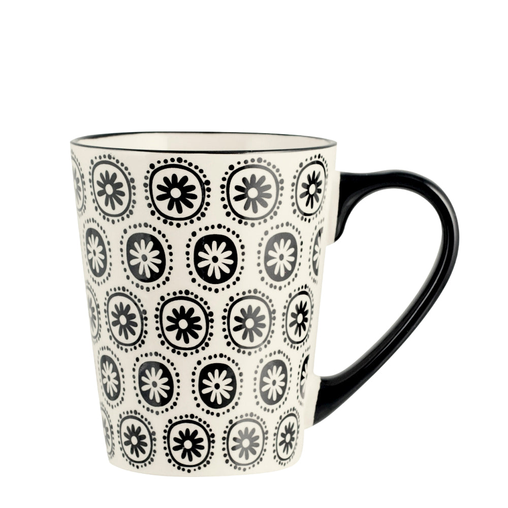 35 cl - H&H Vhera Tazza Mug Colori Assortiti In Stoneware Set 6 Pz