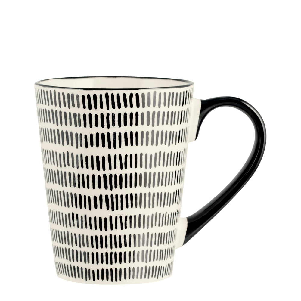 35 cl - H&H Vhera Tazza Mug Colori Assortiti In Stoneware Set 6 Pz