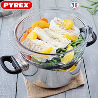Pyrex Classic Cestello Vapore Rotondo In Vetro Borosilicato