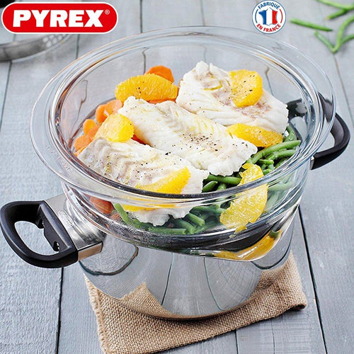 Pyrex Classic Cestello Vapore Rotondo In Vetro Borosilicato