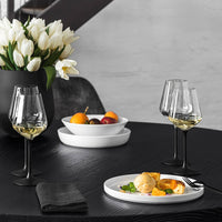 38 Cl Villeroy And Boch Manufacture Rock Calice Vino Bianco In Vetro Set 4 Pezzi