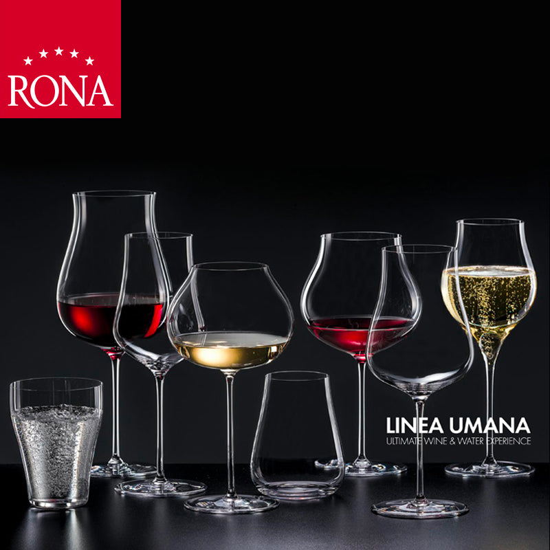 110 Cl Rona Umana Calice Vino Rosso I Vini Rossi Da Vitigni A Basso Impatto Colorante In Vetro Set 6 Pezzi