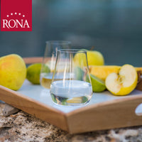 50 Cl Rona Umana Bicchiere Acqua Naturale In Vetro Set 6 Pezzi