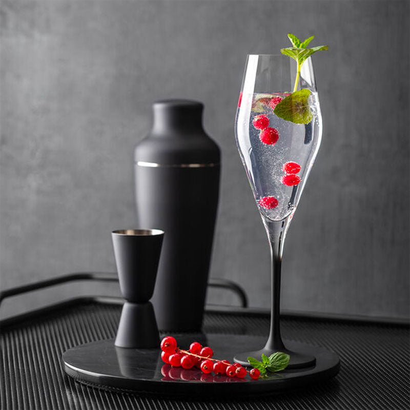26 Cl Villeroy And Boch Manufacture Rock Calice Flute In Vetro Set 4 Pezzi