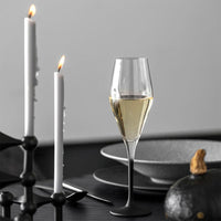 26 Cl Villeroy And Boch Manufacture Rock Calice Flute In Vetro Set 4 Pezzi
