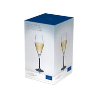 26 Cl Villeroy And Boch Manufacture Rock Calice Flute In Vetro Set 4 Pezzi