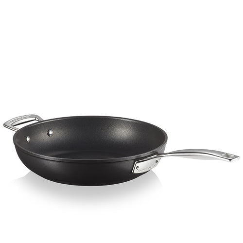 26 Cm Le Creuset Padella Alta In Alluminio Antiaderente Con Manico E Maniglia