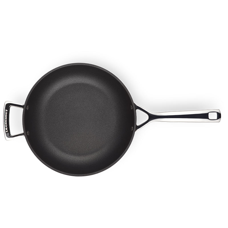 26 Cm Le Creuset Padella Alta In Alluminio Antiaderente Con Manico E Maniglia