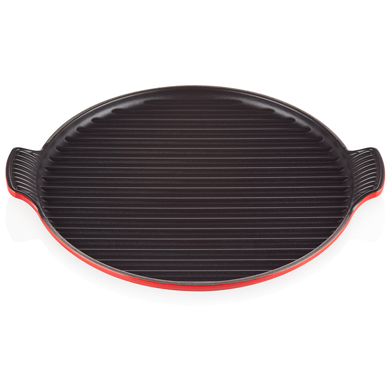 32 Cm Le Creuset Bistecchiera Rotonda In Ghisa Vetrificata Extra Large