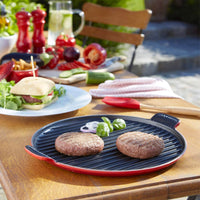 32 Cm Le Creuset Bistecchiera Rotonda In Ghisa Vetrificata Extra Large