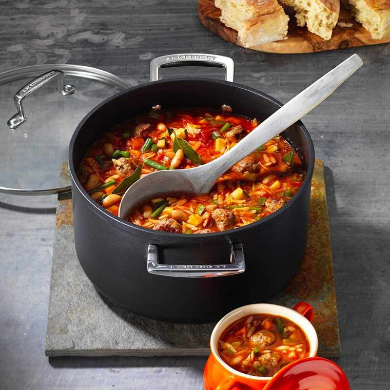 24 Cm Le Creuset Pentola Con Coperchio In Alluminio Antiaderente