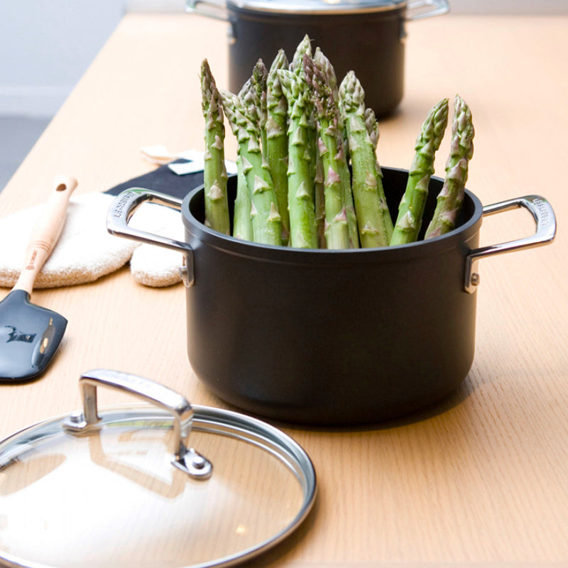24 Cm Le Creuset Pentola Con Coperchio In Alluminio Antiaderente