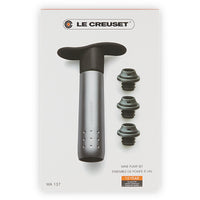 Le Creuset Wa 137 Pompa Sottovuoto Per Vino Con 3 Tappi E Soft Grip