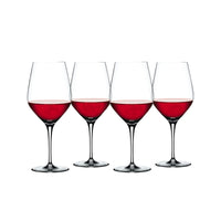 65 Cl Spiegelau Authentis Calice Vino Rosso Bordeaux In Vetro Set 4 Pezzi
