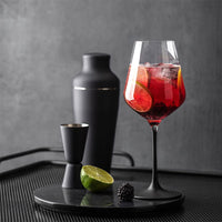 47 Cl Villeroy And Boch Manufacture Rock Calice Vino Rosso In Vetro Set 4 Pezzi