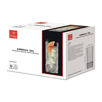 40 Cl Bormioli Rocco America 20S Bicchiere Cocktail In Vetro Set 6 Pezzi