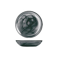 21 cm - H&H Alabastro Piatto Fondo In Vetro - Set 6 Pz