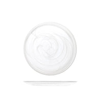 21 cm - H&H Alabastro Piatto Frutta In Vetro - Set 6 Pz