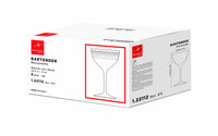 23 5 Cl Bormioli Rocco Bartender Novecento Bicchiere Martini In Vetro Set 6 Pezzi