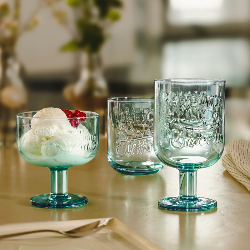 39 5 Cl Bormioli Rocco Graphica Bicchiere Acqua In Vetro Set 6 Pezzi