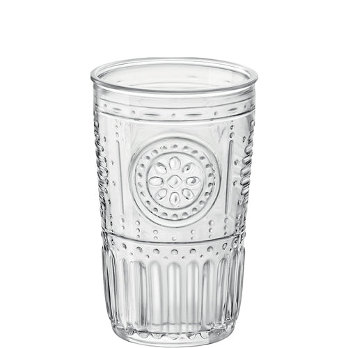 47 Cl Bormioli Rocco Romantic Bicchiere Bibita Barocco In Vetro Set 6 Pezzi