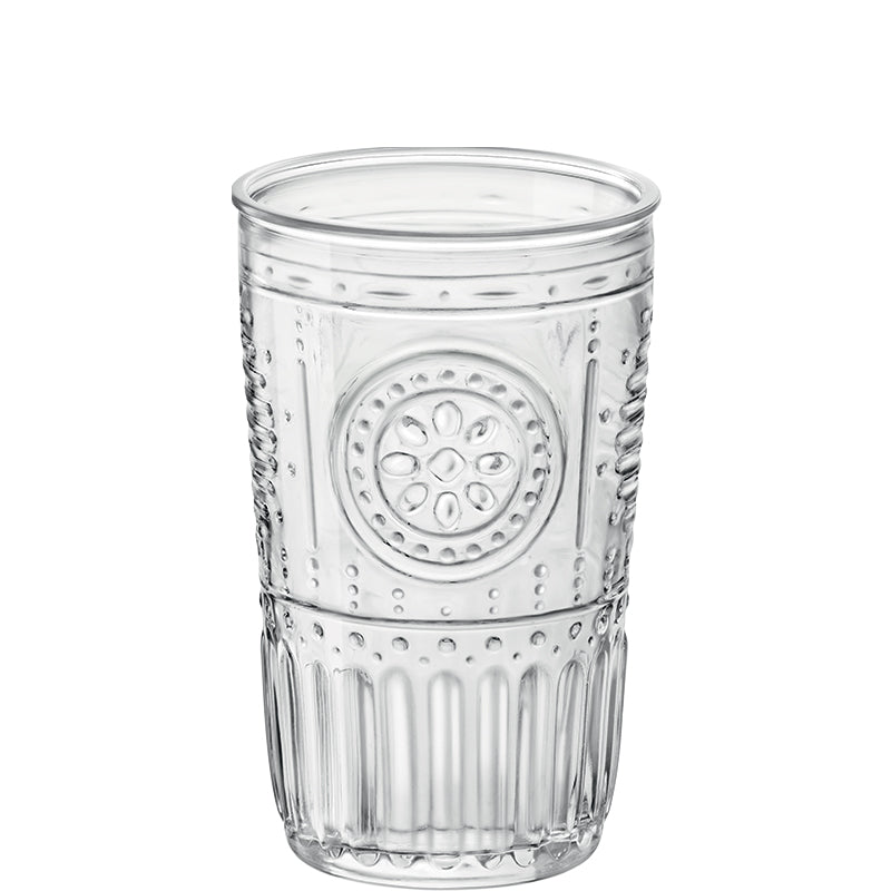 47 Cl Bormioli Rocco Romantic Bicchiere Bibita Barocco In Vetro Set 6 Pezzi