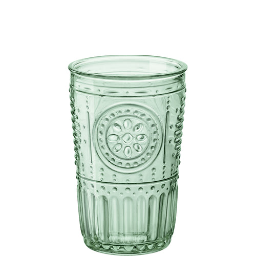 34 Cl Bormioli Rocco Romantic Bicchiere Acqua In Vetro Set 4 Pezzi