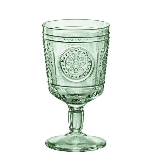 32 Cl Bormioli Rocco Romantic Calice Acqua Barocco In Vetro Temperato Set 4 Pezzi