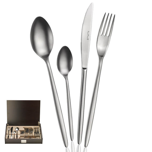 Pintinox Olivia Servizio Posate In Acciaio Inox Set 24 Pz