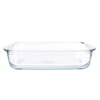 25X22 Cm Arcusine Teglia Quadrata In Vetro Borosilicato