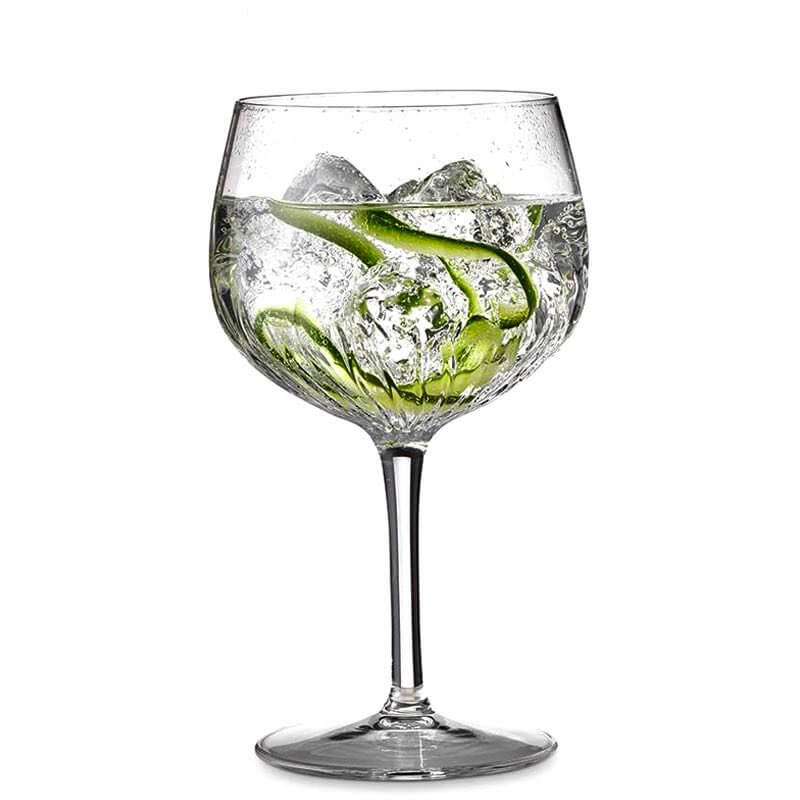 80 Cl Bormioli Luigi Mixology Calice Gin Tonic In Vetro Set 4 Pezzi