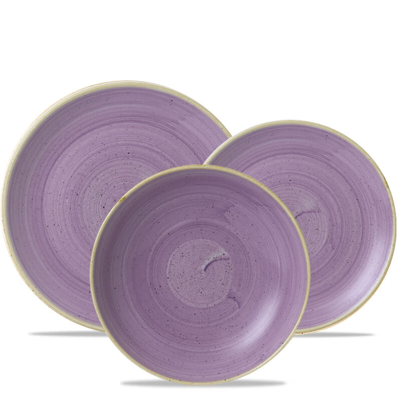 Churchill Stonecast Servizio Piatti In Porcellana Vetrificata Set 12 Pz