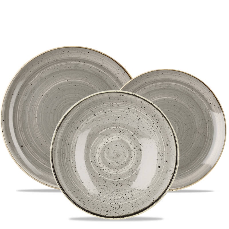 Churchill Stonecast Servizio Piatti In Porcellana Vetrificata Set 12 Pz