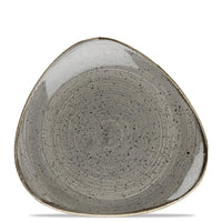31 Cm Churchill Stonecast Piatto Piano Triangolare In Porcellana Vetrificata