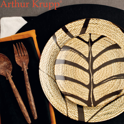 Arthur Krupp Tribal Mood Servizio Piatti In Porcellana Set 12 Pz