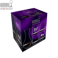 Riedel Steamless Wings Set Calici E Decanter Cabernet In Vetro Set 5 Pezzi