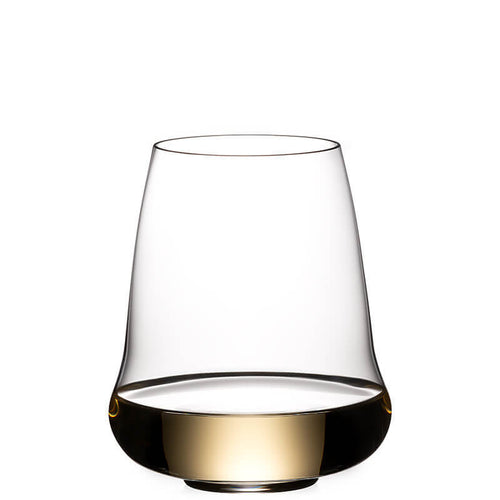 42 Cl Riedel Steamless Wings Calice Vino Bianco Riesling In Vetro Set 2 Pezzi