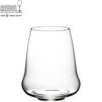 42 Cl Riedel Steamless Wings Calice Vino Bianco Riesling In Vetro Set 2 Pezzi