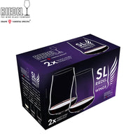 62 Cl Riedel Steamless Wings Calice Vino Rosso In Vetro Set 2 Pezzi